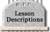 Lesson Descriptions